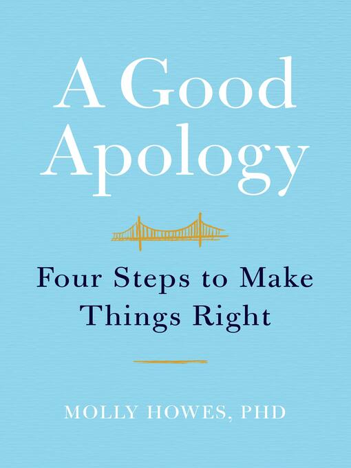 Title details for A Good Apology by Molly Howes - Available